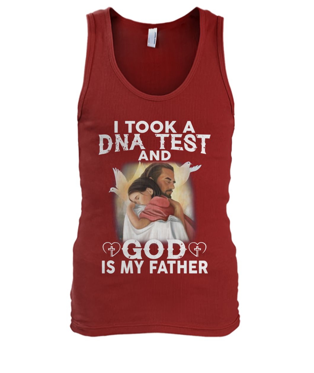 I took a dna test and god is my father men's tank top