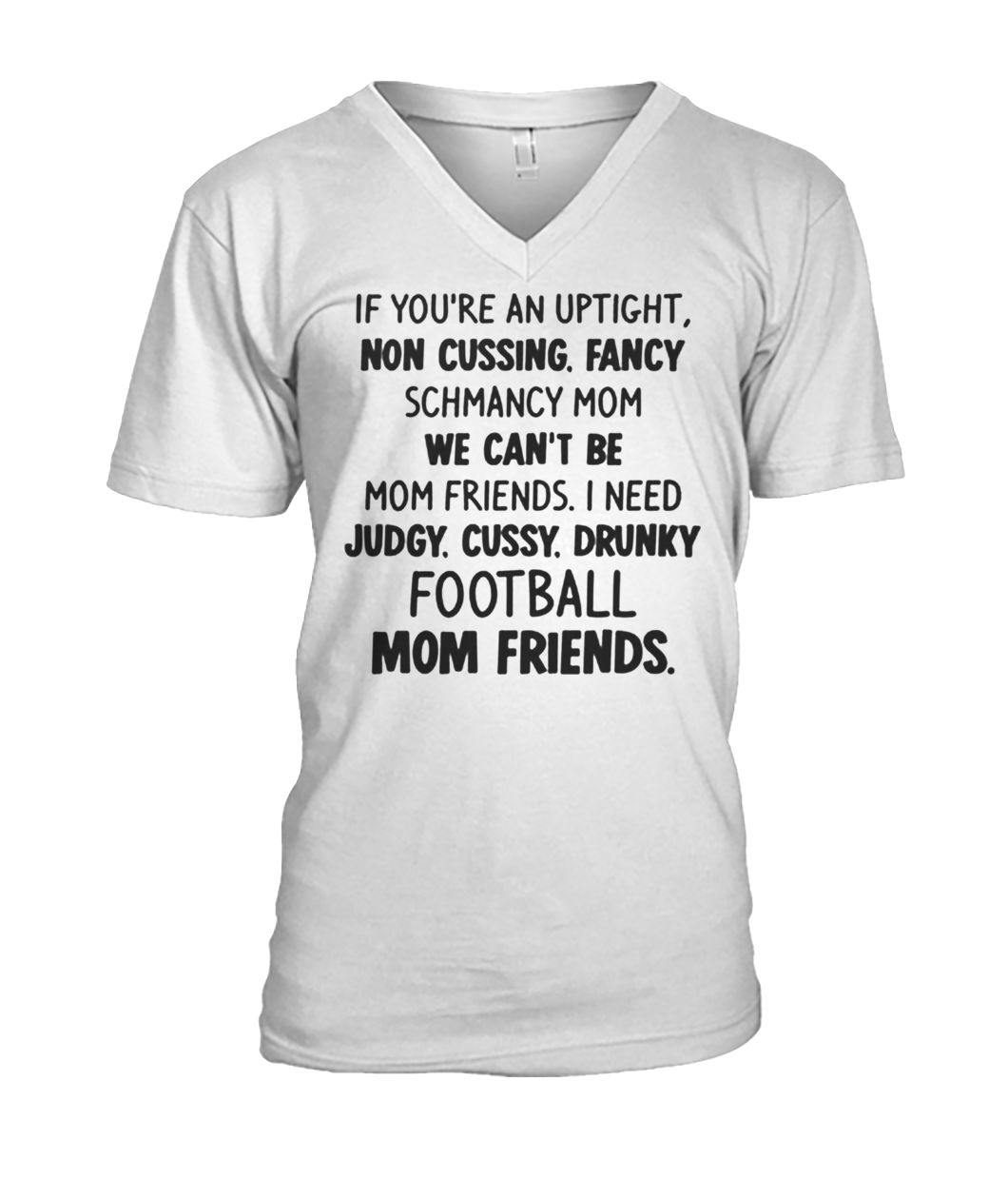 If you're an uptight non cussing fancy schmancy mom mens v-neck