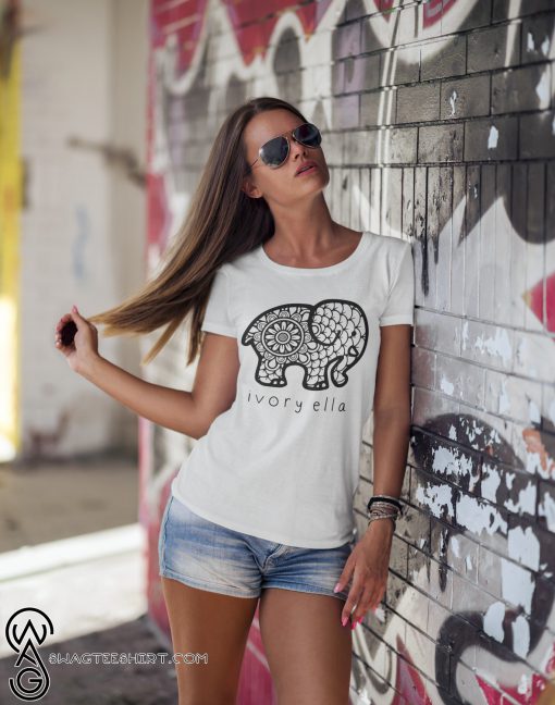 Ivory ella elephant shirt