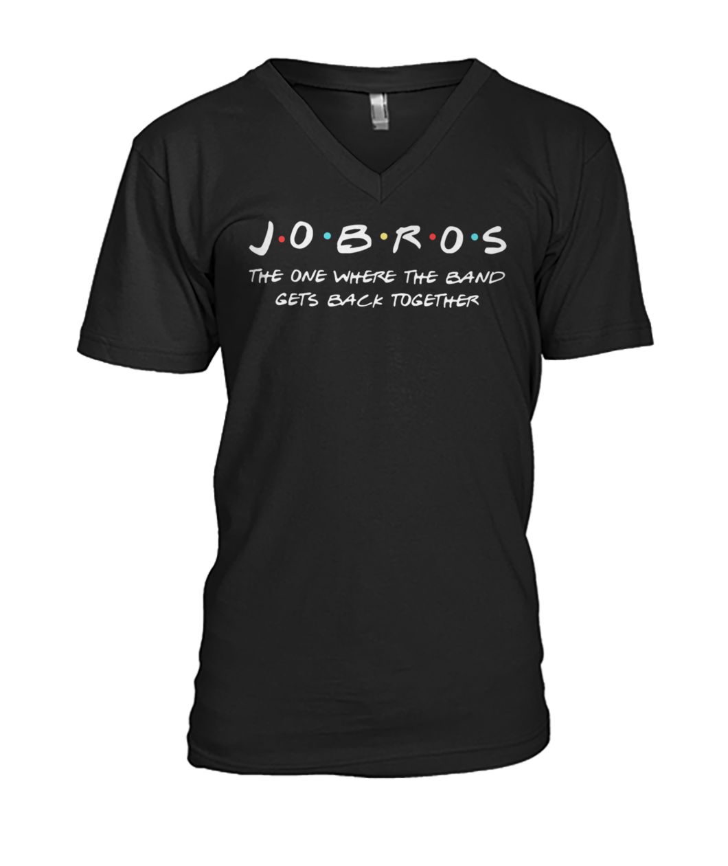 Jobros the one where the band gets back together men's v-neck