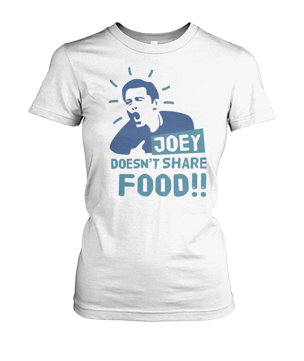 Joey doesn't share food friends tv show women's crew tee