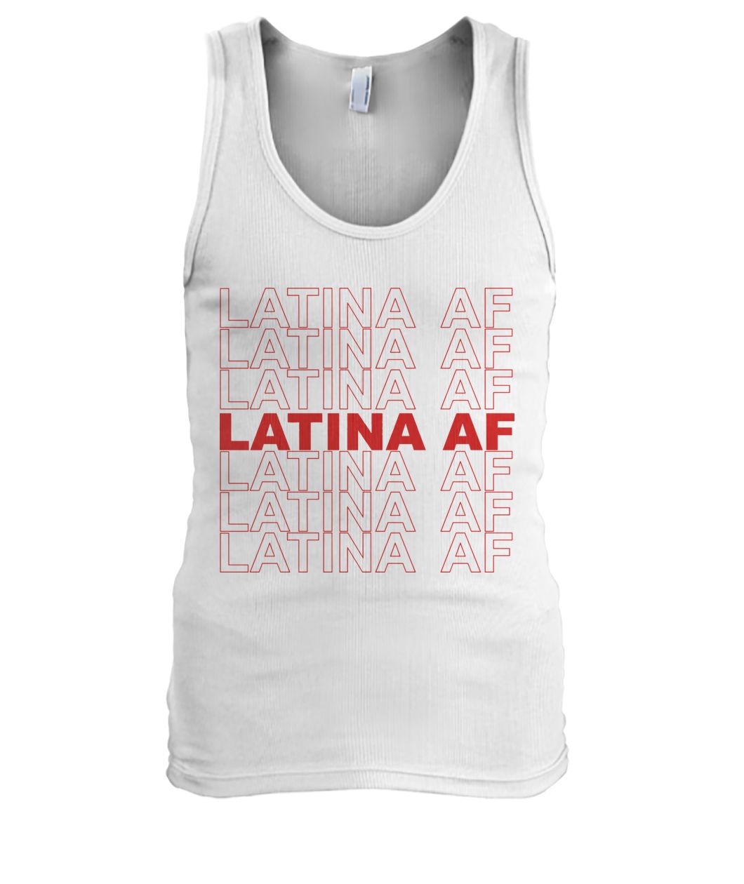 Latinas pride latina AF men's tank top