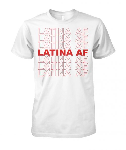 Latinas pride latina AF unisex cotton tee