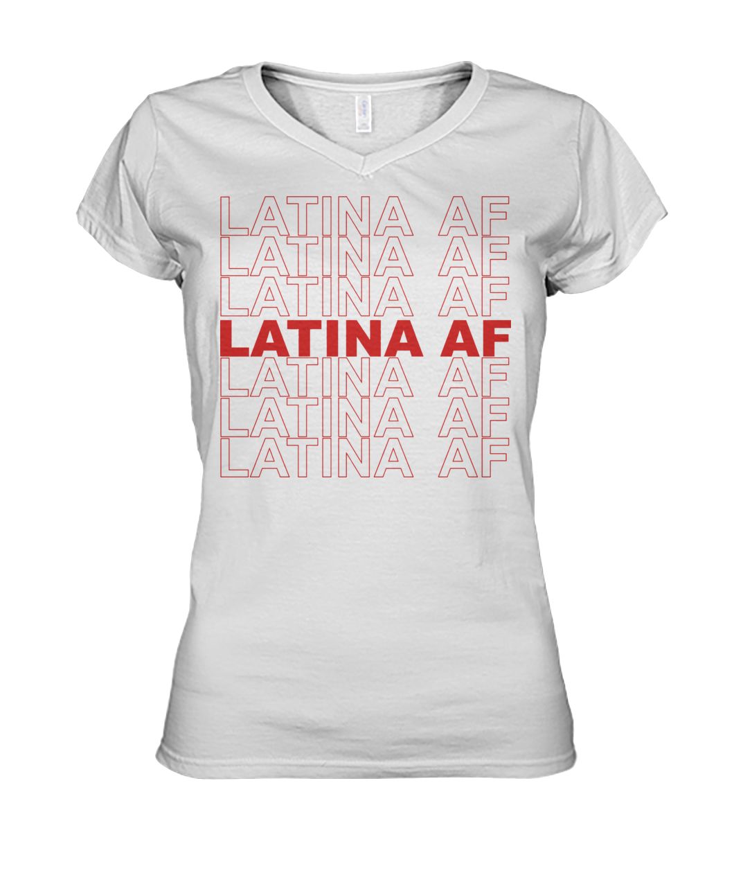 Latinas pride latina AF women's v-neck