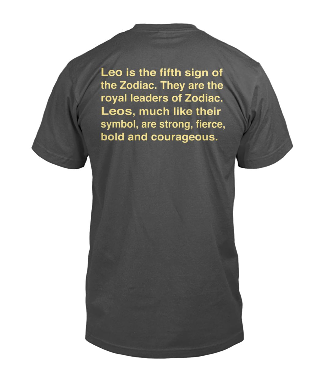 Leo is the fifth sign of the zodiac mens v-neck