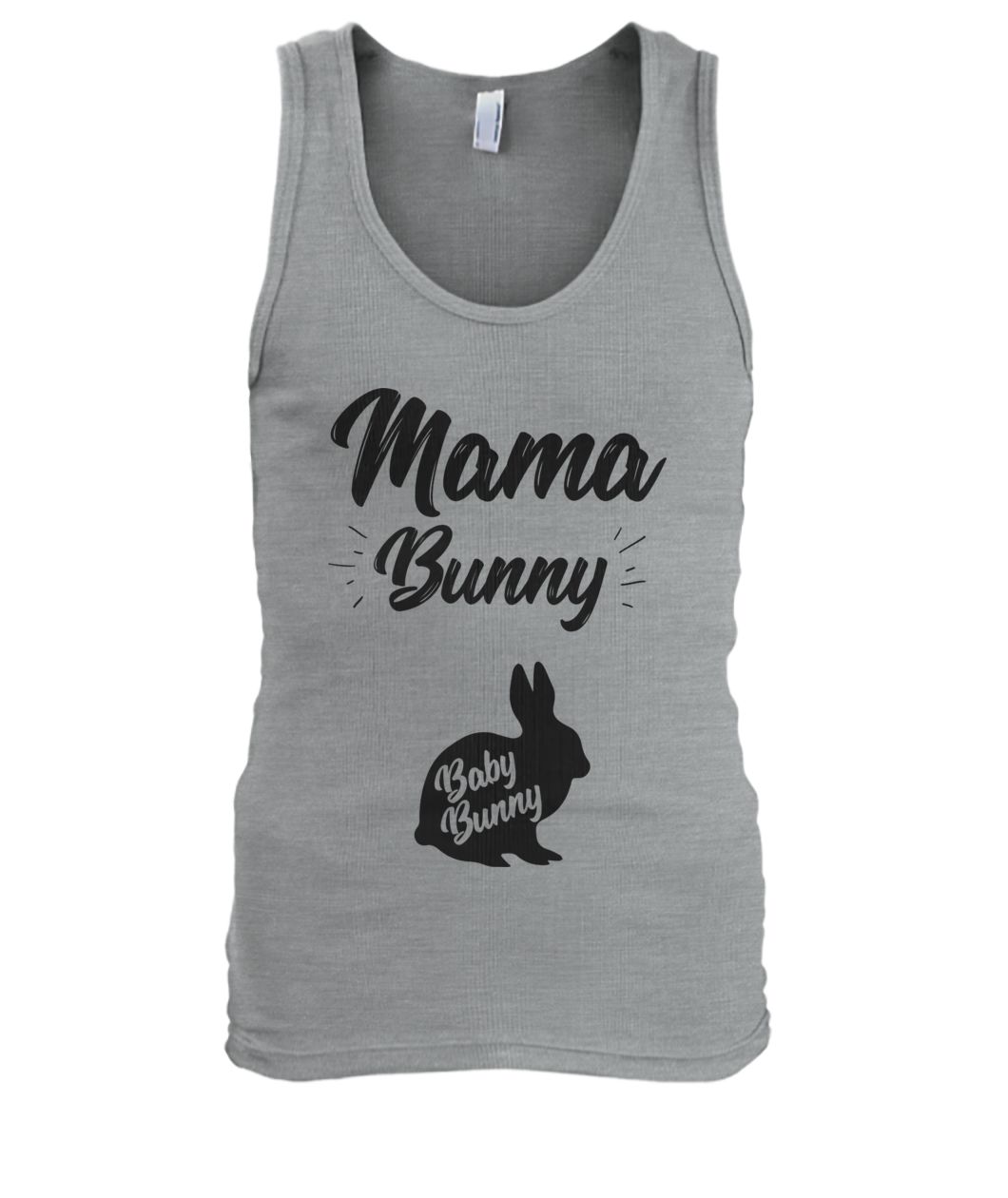 Mama bunny baby bunny easter pregnancy men's tank top