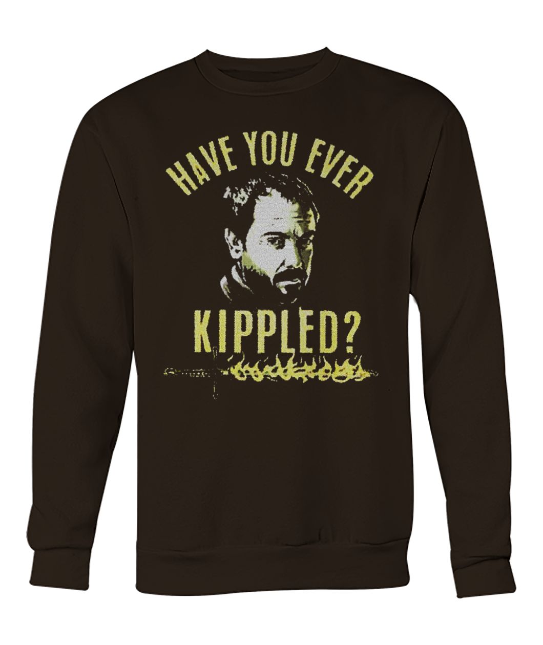 Mark sheppard have you ever kippled crew neck sweatshirt