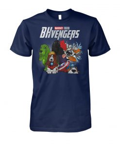 Marvel avengers endgame BHvengers basset hound unisex cotton tee