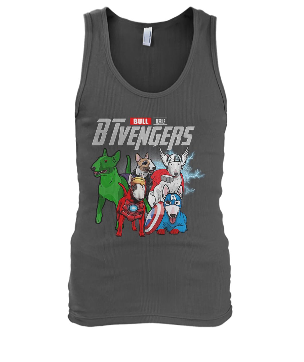 Marvel avengers endgame BTvengers bull terrier men's tank top