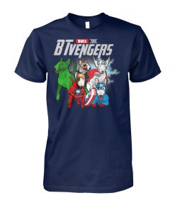 Marvel avengers endgame BTvengers bull terrier unisex cotton tee