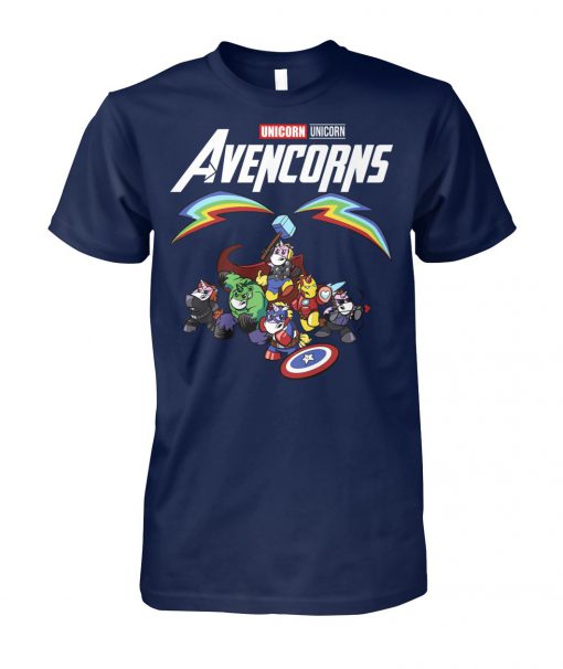 Marvel avengers endgame avencorns unicorn unisex cotton tee