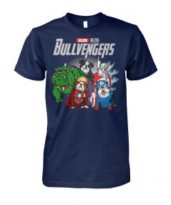 Marvel avengers endgame bullvengers bulldog unisex cotton tee