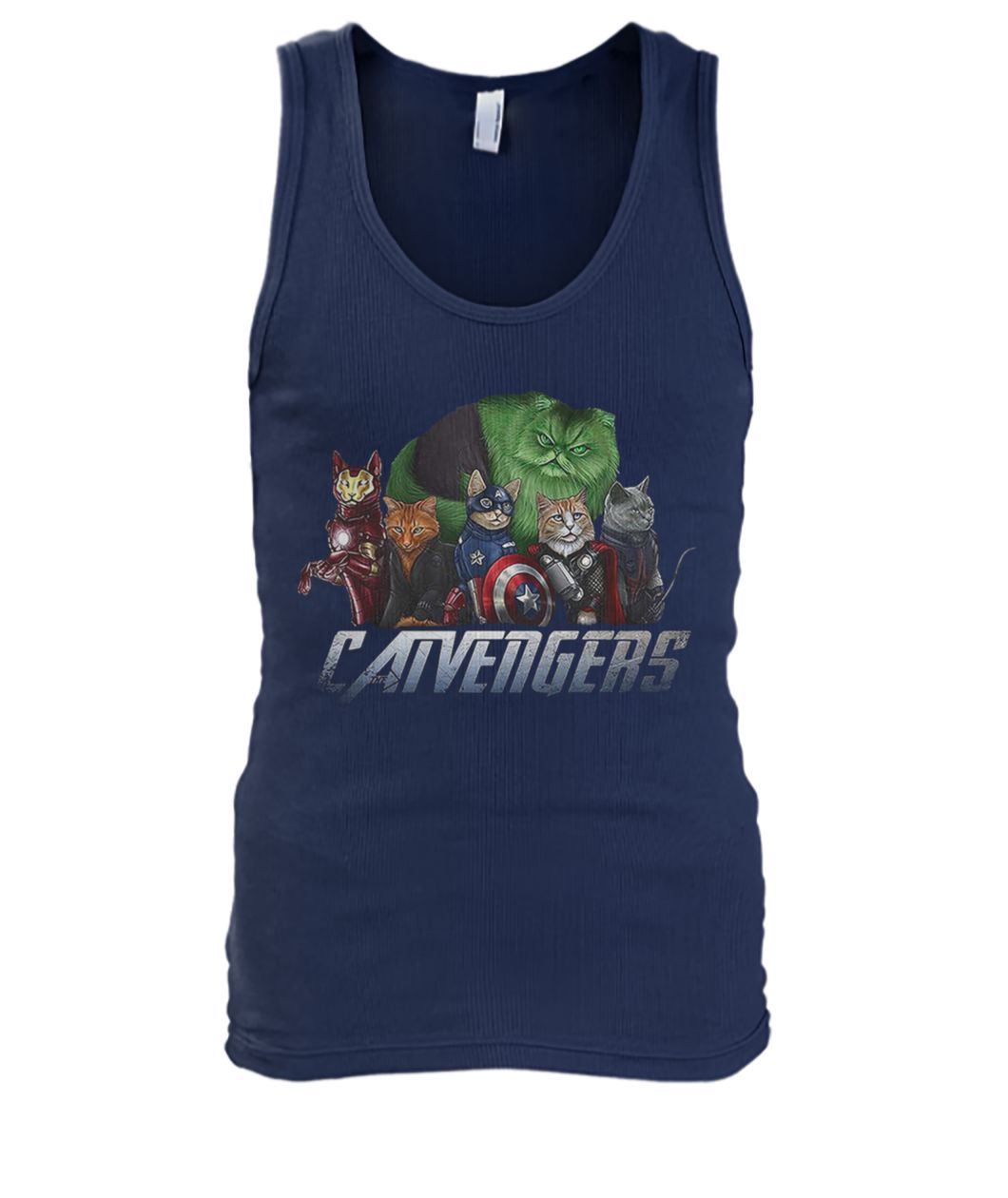 Marvel avengers endgame catvengers men's tank top
