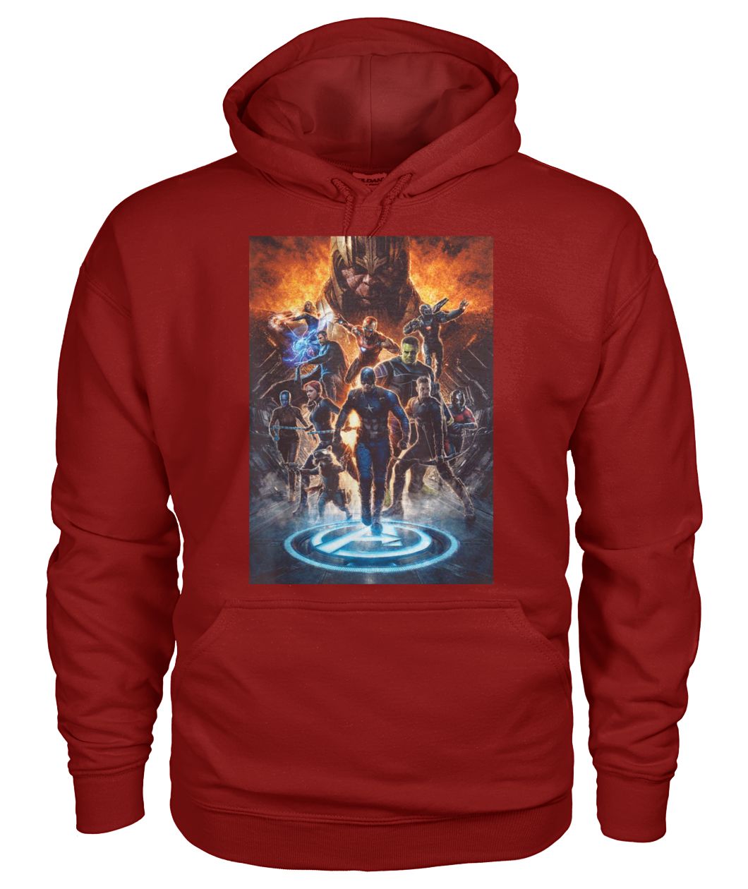 Marvel avengers endgame earth's mightiest heroes gildan hoodie