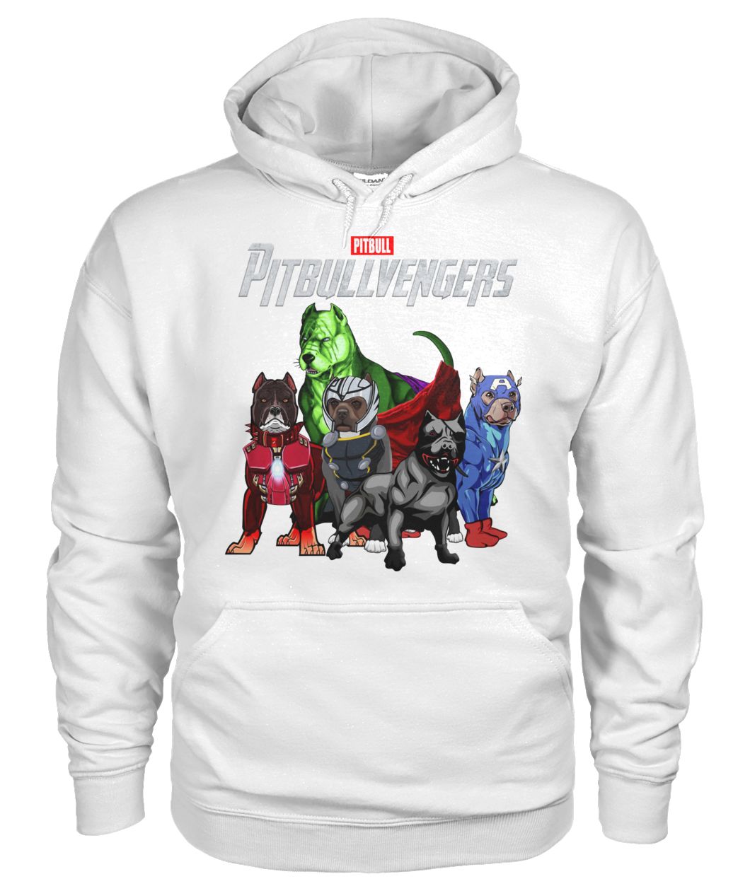 Marvel avengers endgame pitbullvengers pitbull gildan hoodie
