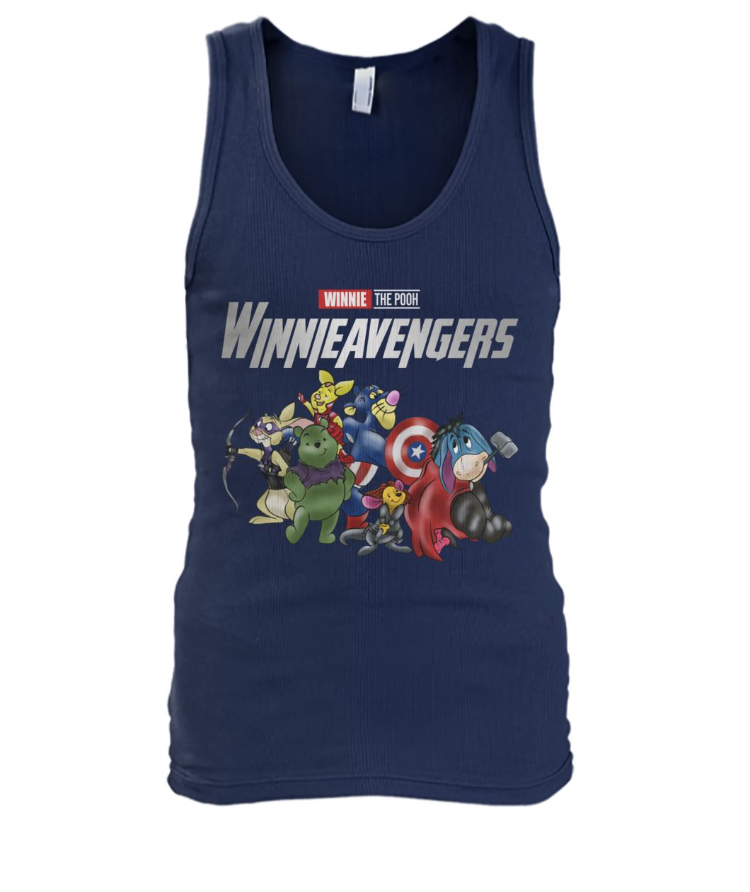 Marvel avengers endgame winnieavengers winnie the pooh men's tank top