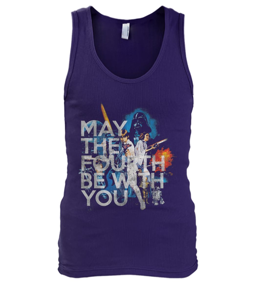 May the fourth be with you star wars day men's tank top