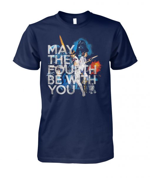 May the fourth be with you star wars day unisex cotton tee