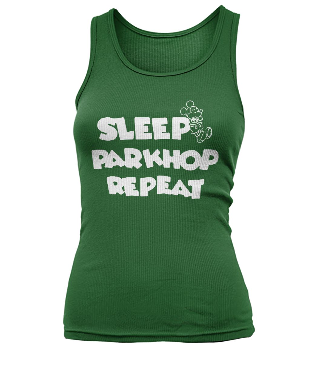 Mickey mouse sleep parkhop repeat women's tank top