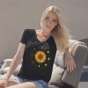 Moon phases sunflower shirt