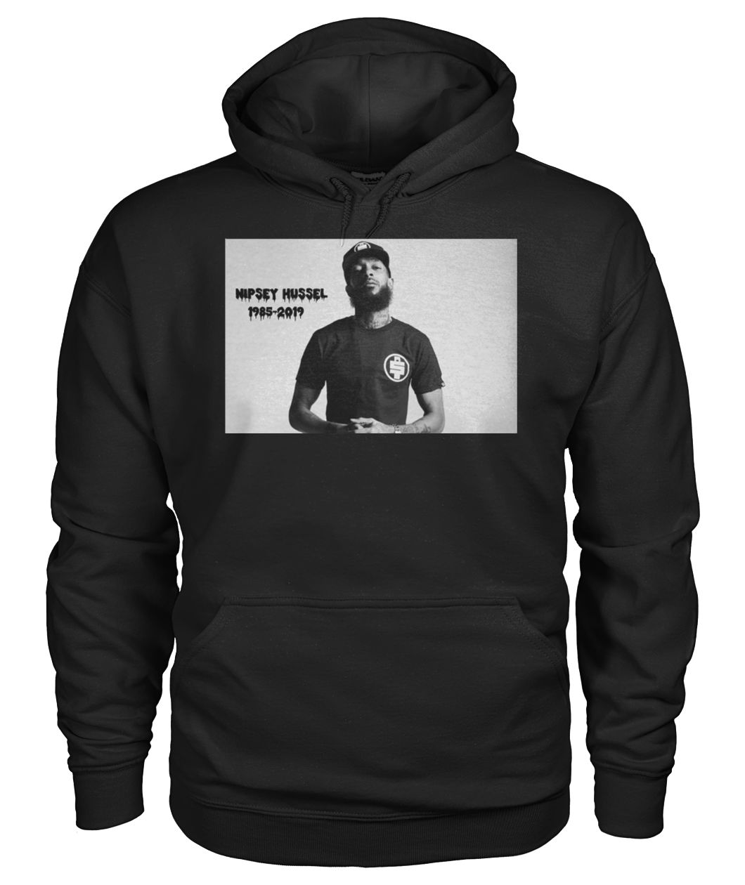 Nipsey Hussle 1985 2019 gildan hoodie