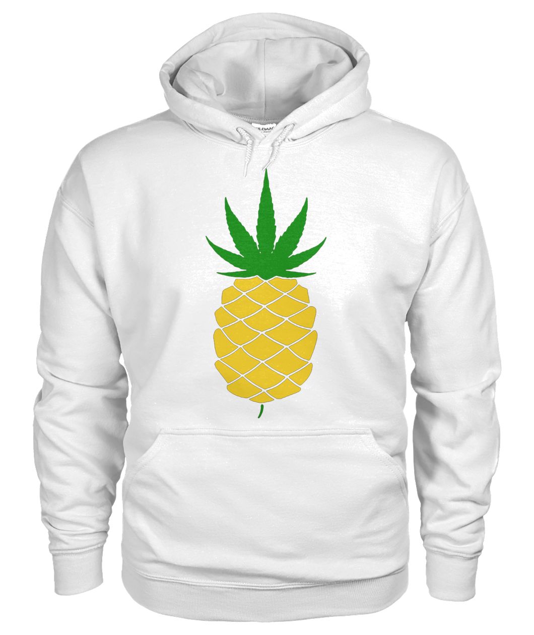 Pineapple weed leaf gildan hoodie