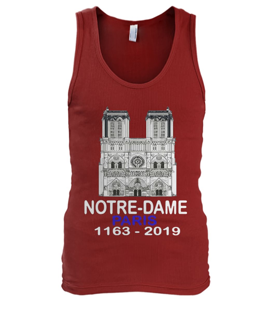 Remember notre-dame paris 1163-2019 men's tank top