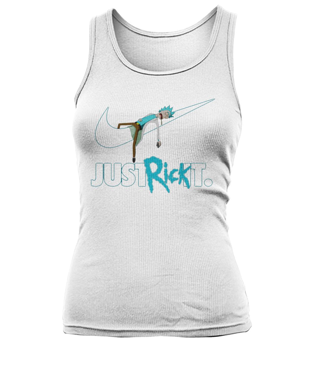 Rick and morty just rick it women's tank top