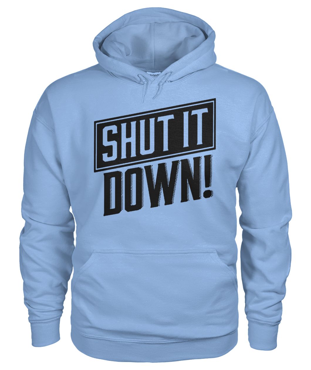 Shut it down team taffer gildan hoodie