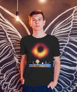 Snoopy and charlie brown black hole photo 2019 shirt