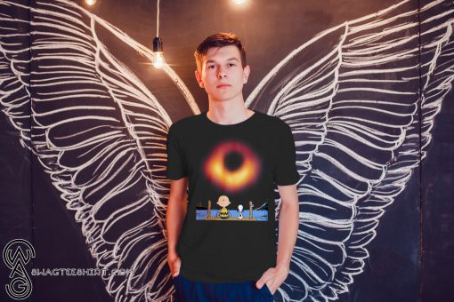 Snoopy and charlie brown black hole photo 2019 shirt