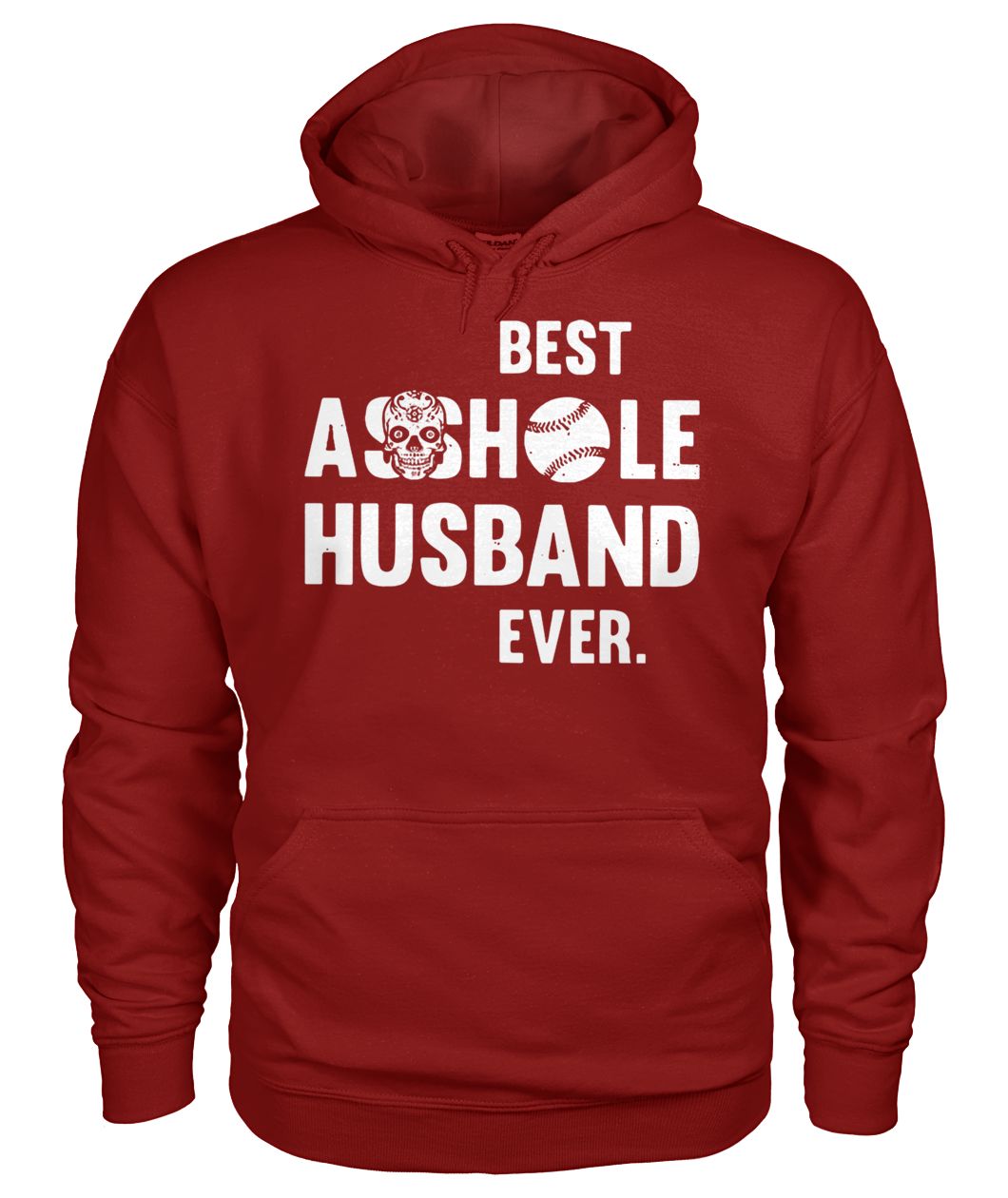 Softball best asshole husband ever gildan hoodie