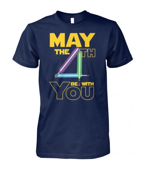 Star wars may the 4th be with you unisex cotton tee