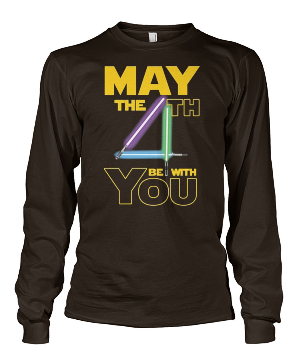 Star wars may the 4th be with you unisex long sleeve