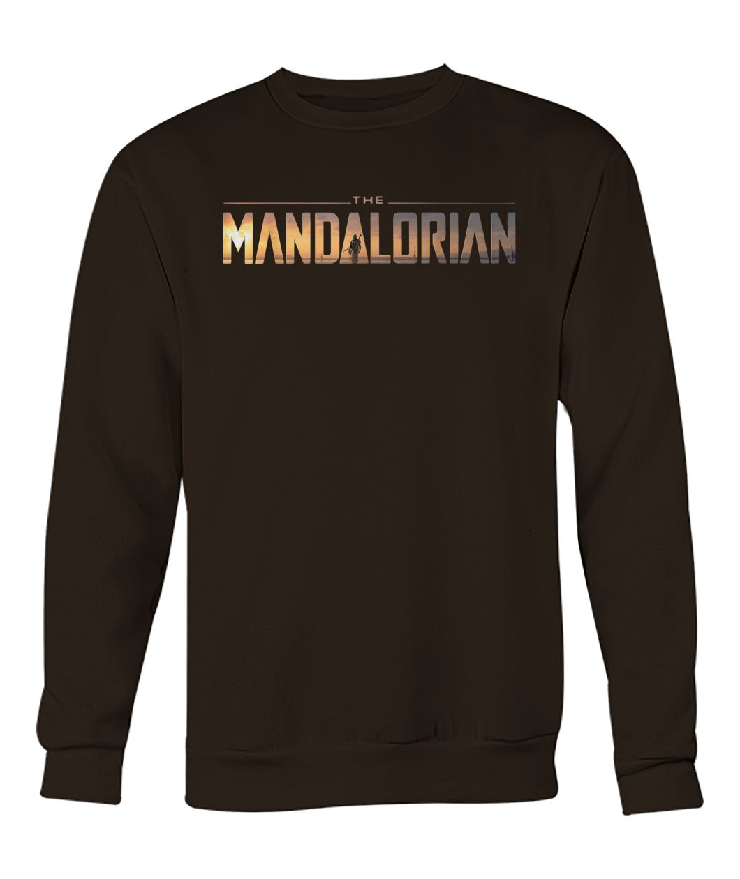 Star wars the mandalorian series logo crew neck sweatshirt