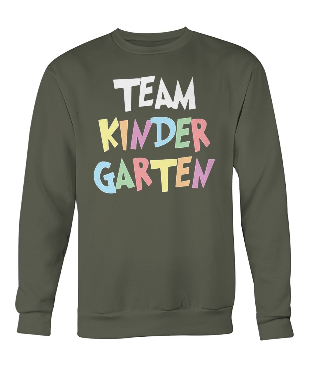 Team kindergarten kindergarten crew neck sweatshirt