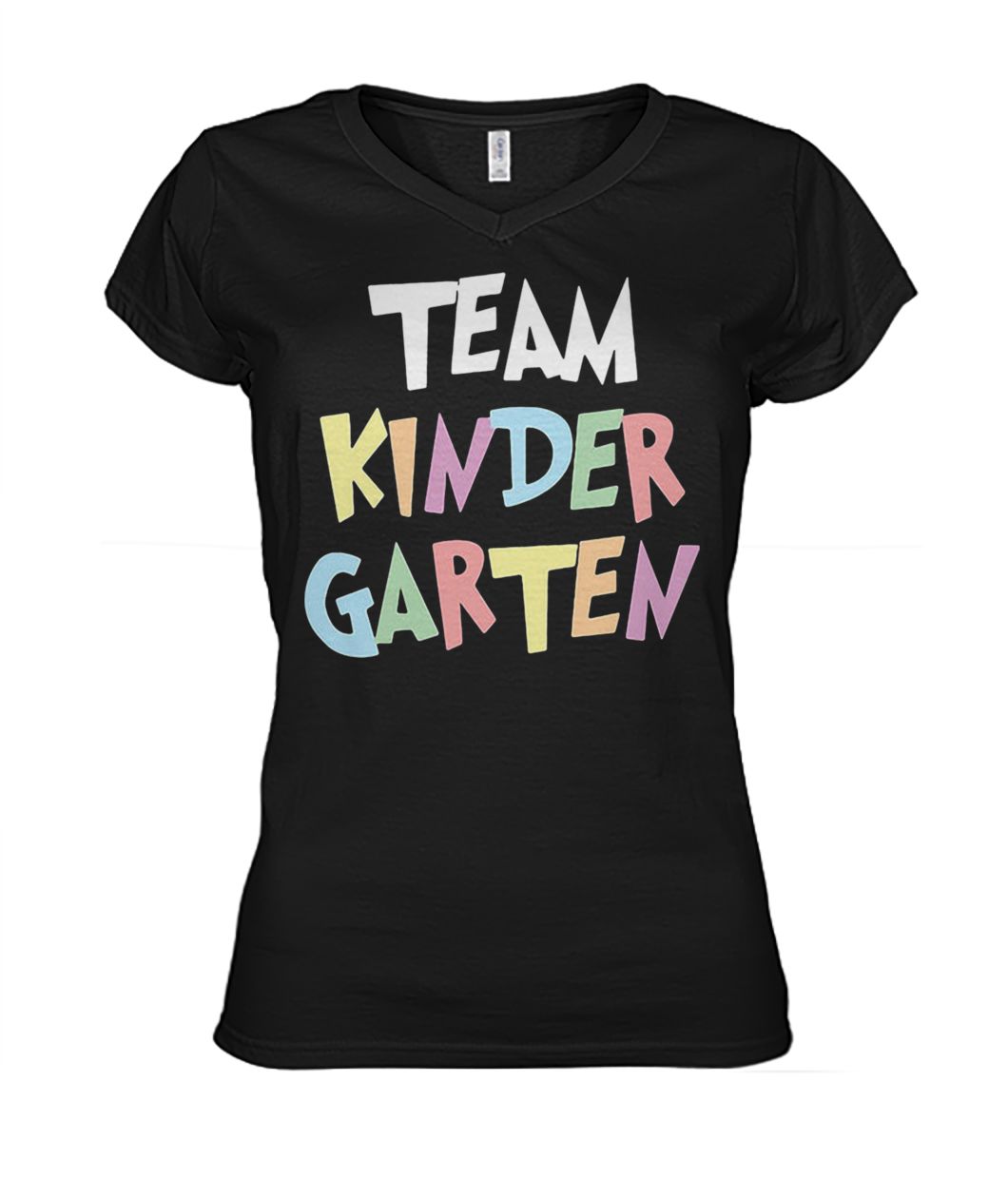 Team kindergarten kindergarten women's v-neck