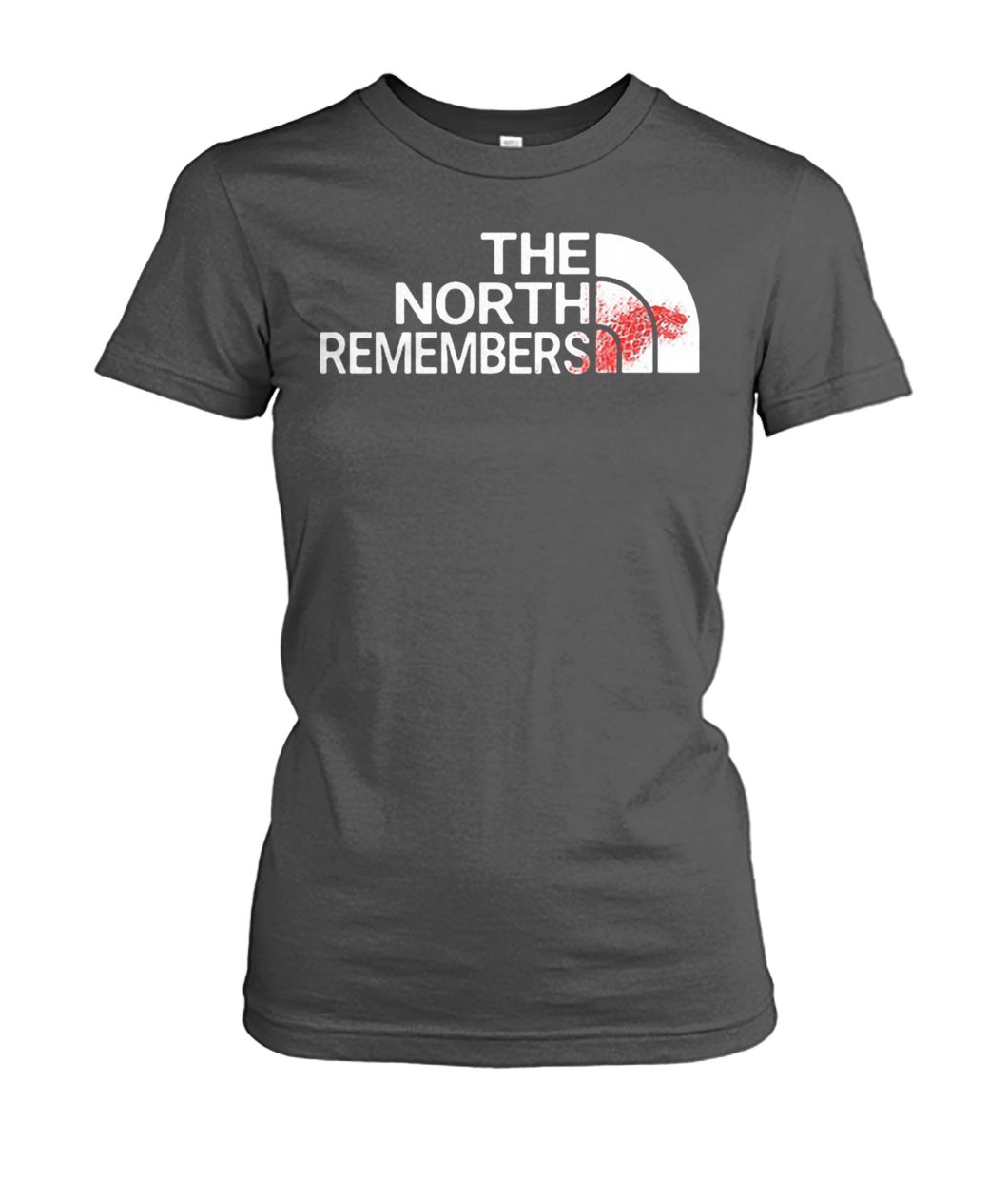 The north remembers women's crew tee