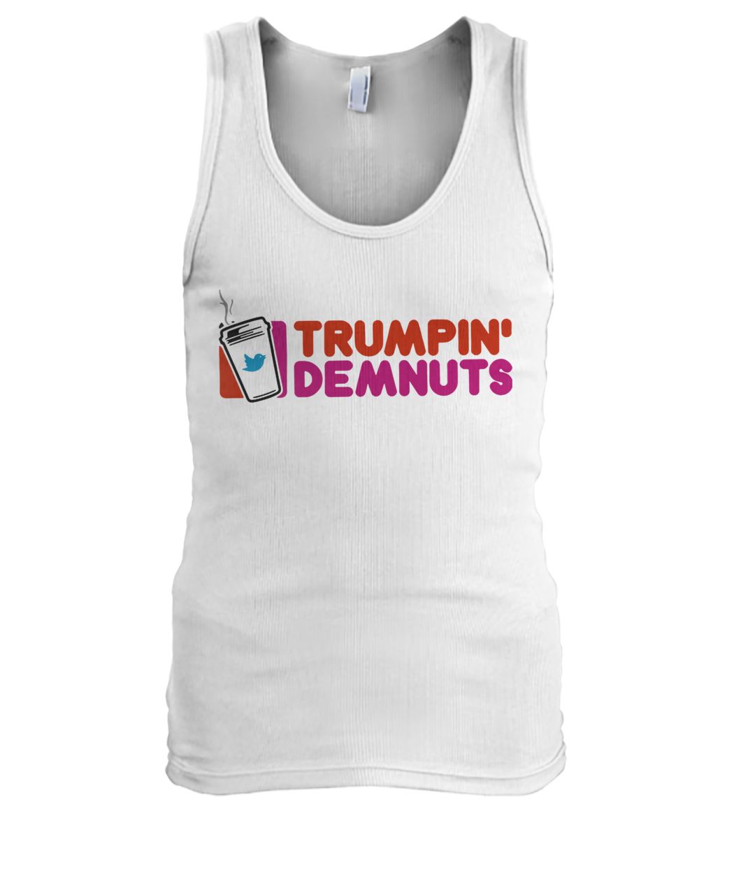 Twitter trumpin demnuts men's tank top