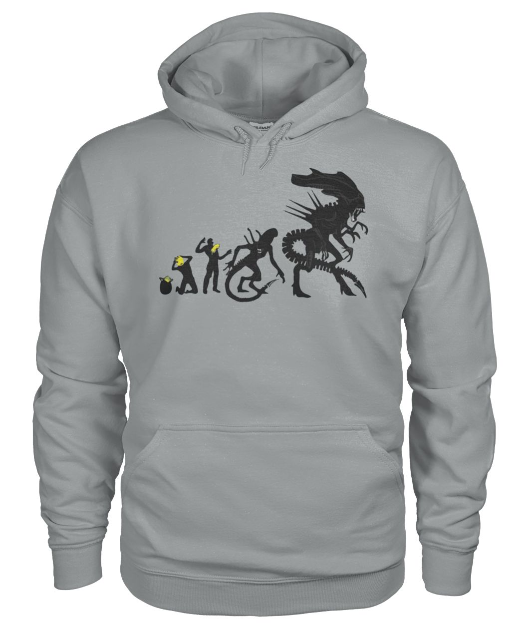 Zoko apparel alien evolution gildan hoodie