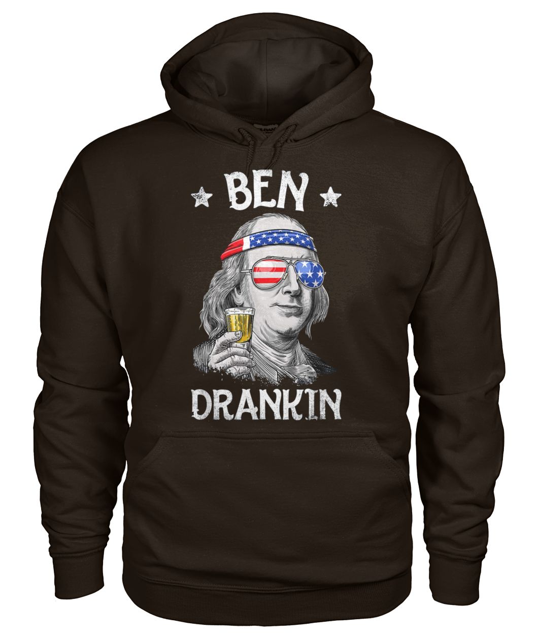 4th of july ben drankin benjamin franklin gildan hoodie