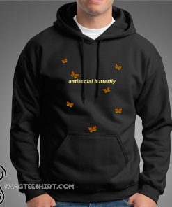 Antisocial butterfly hoodie