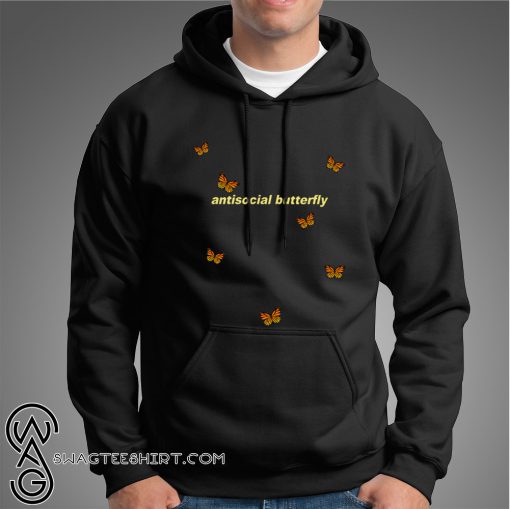 Antisocial butterfly hoodie