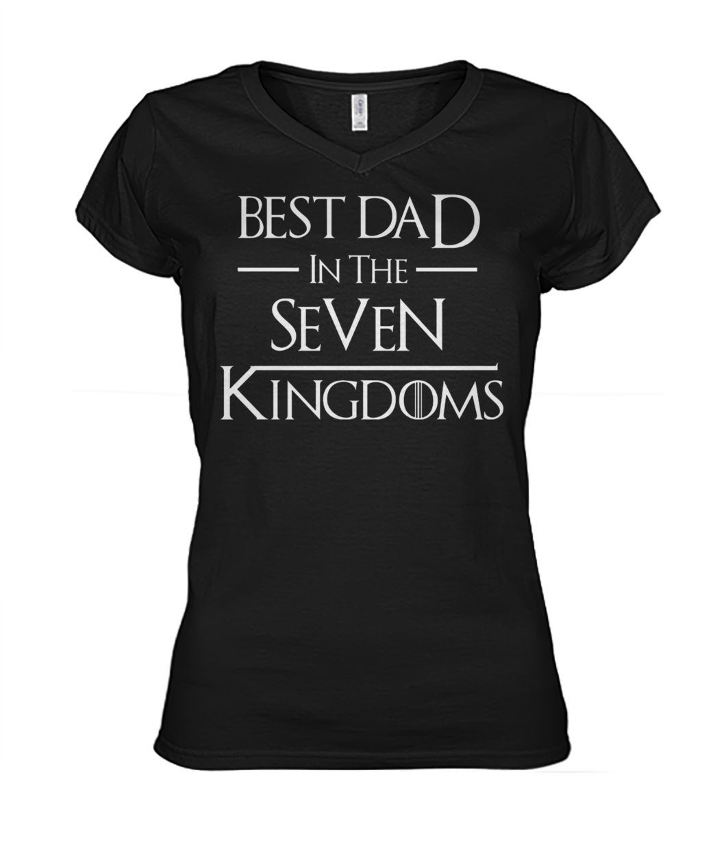 Best dad in the seven kingdoms game of thrones women's v-neck