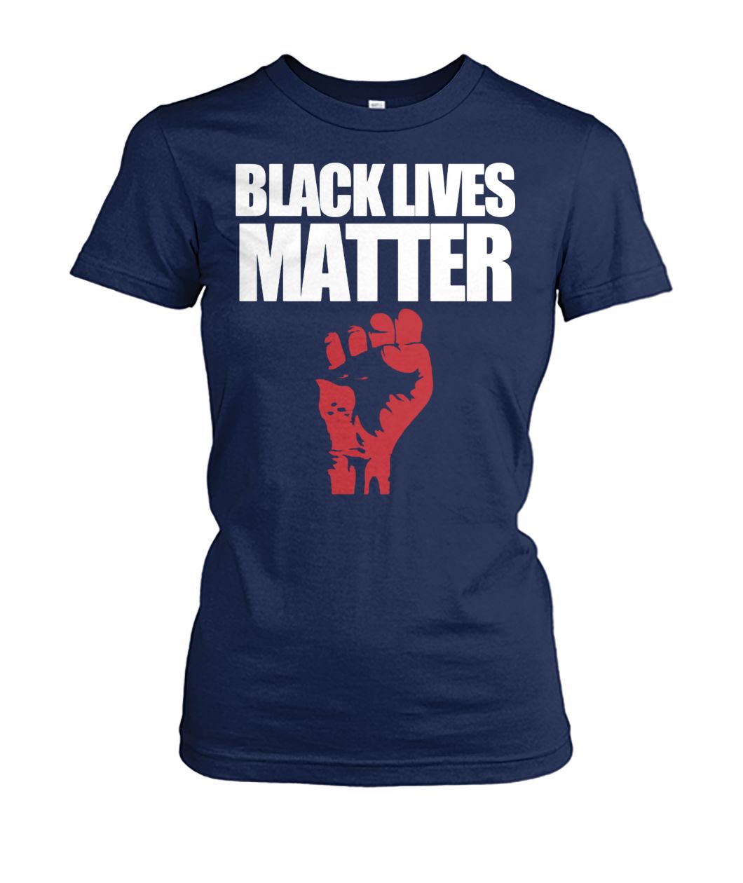 Black lives matter revolution movement women's crew tee