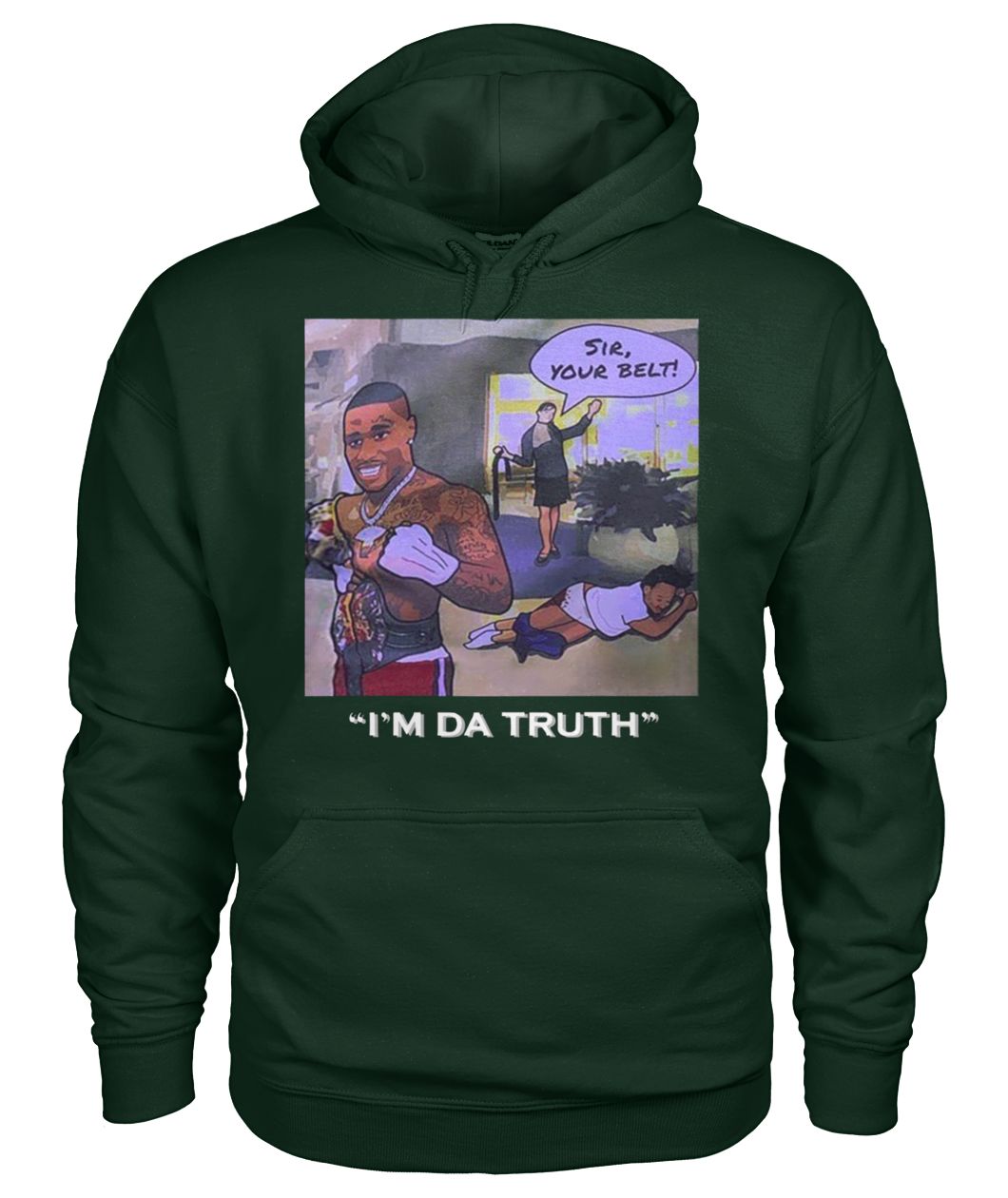 Dababy I'm da truth gildan hoodie