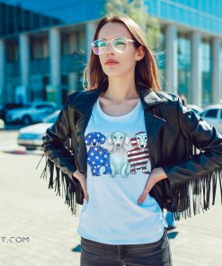 Dachshunds american flag shirt