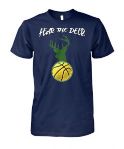 Fear the deer basketball unisex cotton tee