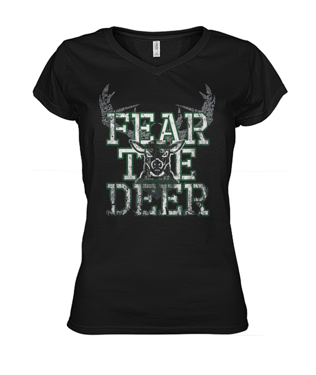 Fear the deer women's v-neck
