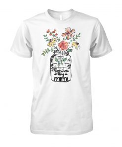 Flower happiness is being a mimi unisex cotton tee